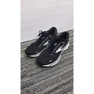 BROOKS Ghost 15 Black White Sneakers Women's Sz 9 Athletic Shoes 120380-012 Gym